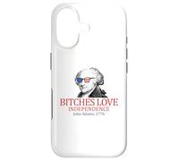 John Adams 1776 Les chiennes Aiment l'indépendance Coque pour iPhone 17