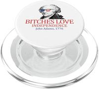 John Adams 1776 Les chiennes Aiment l'indépendance PopSockets PopGrip pour MagSafe
