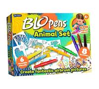 John Adams , BLOPENS Animals Activity Set: Blow airbrush effects , Arts & crafts , Ages 4+