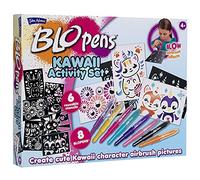 John Adams , BLOPENS Kawaii Activity Set: Create cute Kawaii character airbrush pictures, Arts & crafts , Ages 4+