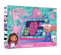 John Adams Gabby's Dollshouse GLOWPAD | Planche à dessin lumineuse | Art et artisanat sans désordre | Les lumières LED font briller les designs | 8 modes de changement de couleur | À partir de 3 ans |