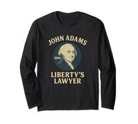 John Adams Liberty's Lawyer 1800 Père fondateur Manche Longue