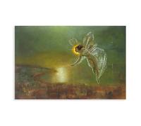 John Atkinson Grimshaw - Spirit of The Night Fairy Art Décoration murale Poster Famille Bar Restaurant Garage Café Panneau d'art Cadeau sans cadre 50,8 x 76,2 cm (50 x 75 cm)