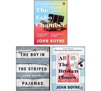 John Boyne 3 Books Collection Set (All The Broken Places, The Boy in the Striped Pyjamas, The Echo Chamber)
