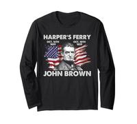 John Brown Harpers Ferry Raid 1859 Histoire abolitionniste Art Manche Longue