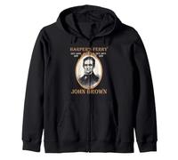 John Brown Harpers Ferry Raid 1859 Histoire abolitionniste Art Sweat à Capuche
