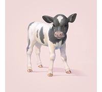 John Butler (Cow 40 x 40 cm Toile Imprimée