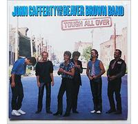 JOHN CAFFERTY AND THE BEAVER BROWN BAND tough all over LP 1985 VG++