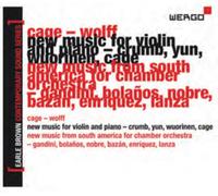 John Cage Cage/Wolff: New Music for Violin and Piano/... (CD) Box Set