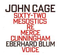 John Cage : Sixty-Two Mesostics Re Merce Cunningham (1971)