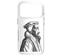 John Calvin Reformer Reformé Protestant Coque pour iPhone 17 Pro