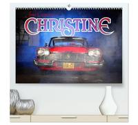 John Carpenter´s Christine (hochwertiger Premium Wandkalender 2026 DIN A2 quer), Kunstdruck in Hochglanz: Christine, der Plymouth Fury aus dem Film von John Carpenter erwacht zum Leben.