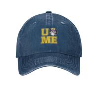 John Cena You Cant See Me Logo Baseball Cap Mens Vintage Washed Dad Caps Adjustable Cotton