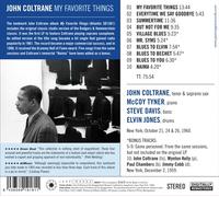 John Coltrane – My Favourite Things – CD – Digipack – avec 6 titres bonus
