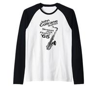 John Coltrane Newport Jazz Festival 1965 Impression noire Manche Raglan