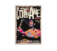 John Coltrane Poster mural sur toile sans cadre Motif musique et film 40 x 60 cm