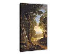 John Constable Peinture 4 sur toile Poster Décoration murale Peinture pour salon, chambre à coucher, style cadre, 30 x 45 cm