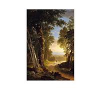 John Constable Peinture sur toile 4 affiches pour chambre à coucher, bureau, chambre, cadeau, sans cadre, 50 x 75 cm