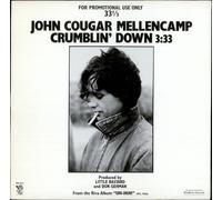 JOHN COUGAR MELLENCAMP - crumblin' down / same 45 rpm single