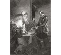 John de Warenne 6e comte de Surrey 1231 - 1304 justifiant les titres à ses domaines. En 1278 le roi Édouard I dans une tentative de récupérer ce qu'il considérait comme Royal Lands émis de Warenne et