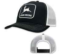 John Deere Casquette Moline 112 Fit Noire, filet blanc, logo vintage
