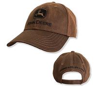 JOHN DEERE Casquette au look chiffon à l'huile Marron rétro, marron, taille unique