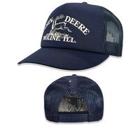 John Deere Casquette de baseball Trucker Hat 13083326Nv Vintage Baseball Cap Trucker Hat Trademark Print Navy, bleu marine, Taille unique