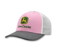 John Deere Chapeau/Casquette en Maille Rose/Gris/Blanc - LP87491