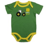 John Deere Green Yellow Trim How I Roll Bale Loader Tractor One-Piece Bodysuit Sizes 3/6, 6/9, 9/12 Months
