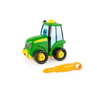 John Deere Je construis Mon ami Johnny, Jouets de Construction pour Les Tout-Petits, Jouets à Pousser pour Les Enfants, Jouet de la Ferme, Jouet à Pousser pour garçons et aux Filles de 3 Ans +