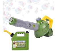John Deere Jouet souffleur de Feuilles à Bulles pour Enfants Comprenant Une Recharge de gaz de 1,2 l, Une Machine à Bulles d'extérieur pour Enfants, Facile à Utiliser, Jeu en Plein air, Excellent