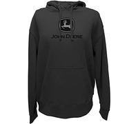 John Deere Logo Hoodie - Men's - Charcoal, 3XL