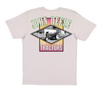 John Deere Men's 90'S Summer Short Sleeve T-Shirt-Silver-M