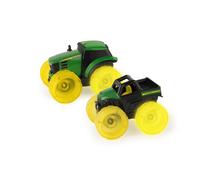 John Deere Monster Treads Lightning Wheels Mini V hicule - Comprend 1 jouet de camion Miniature Monster - Gator ou Tracteur (v hicule peut varier