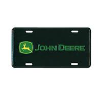 John Deere Plaque d'immatriculation avec logo Ag Noir