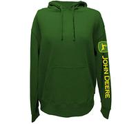 John Deere Solid Hoodie with Logo on Sleeve