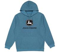 John Deere Sweat à capuche unisexe avec logo Deere, Bermuda Blackout, XX-Large