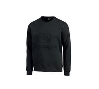 JOHN DEERE Sweat-shirt noir - avec logo en relief pour homme, Noir , M