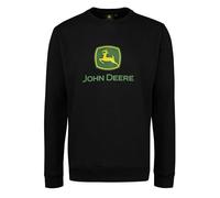 JOHN DEERE Sweat-shirt noir avec logo JD, Noir , XXL