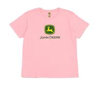 John Deere T-shirt familial assorti avec logo pour bébé à adulte (12 mois à 2XL), rose, Medium