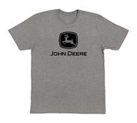 John Deere T-shirt graphique à manches courtes pour homme, charbon, Taille L