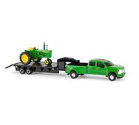 John Deere Tracteur 1/64 4020 avec camion et remorque Ford