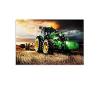 John Deere-Tracteurs, ferme, affiche décorative sur toile, décoration murale, peinture pour salon, chambre à coucher, 60 x 90 cm