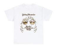 John Denver Rocky Mountain High Gift for Fans Unisex ShirtWhiteXL