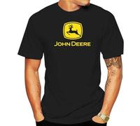 John Deree T-Shirt Inspired Tractor Enthusiast Farming Adults Tee Top Black M