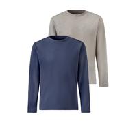 JOHN DEVIN T-Shirt marine / gris, Taille S