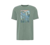 JOHN DEVIN T-Shirt mastic / azur / vert clair / saumon, Taille XL