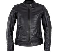 John Doe Adina Veste en cuir de moto pour femmes, noir, Taille S