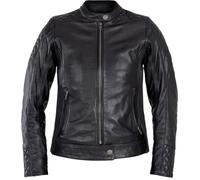 John Doe Adina Veste en cuir de moto pour femmes, noir, Taille XXL