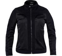 John Doe Aero Mesh, veste textile femme M Noir Noir